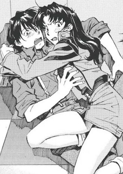 Misato and Kaji photo