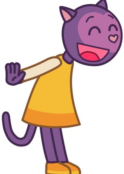 Misha the Purple Cat photo