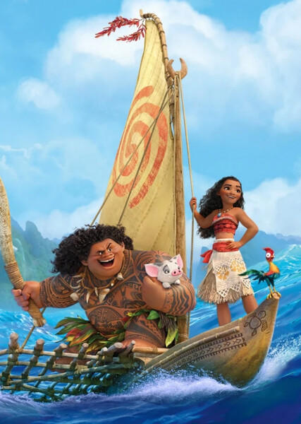 Moana and Maui photo