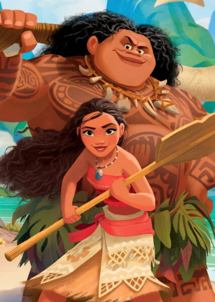 Moana and Maui photo