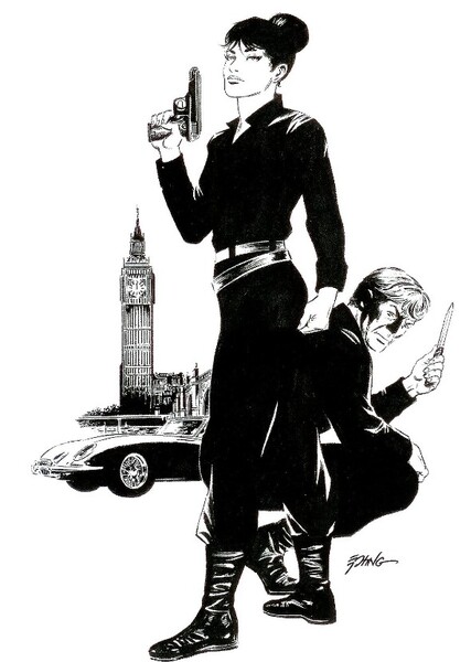 Modesty Blaise and Willie Garvin photo
