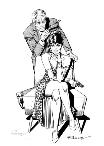 Modesty Blaise and Willie Garvin photo