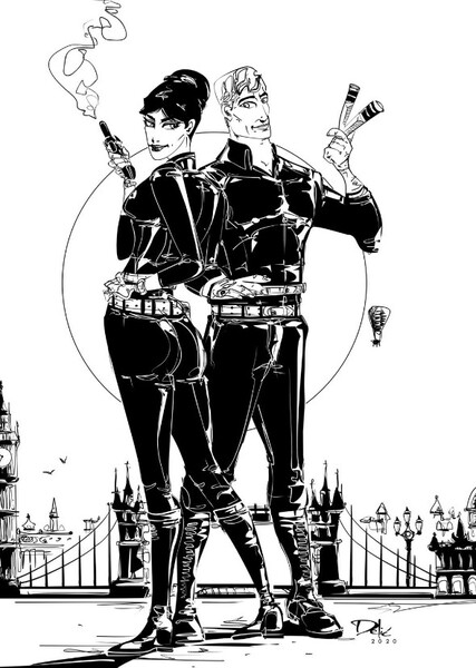 Modesty Blaise and Willie Garvin photo