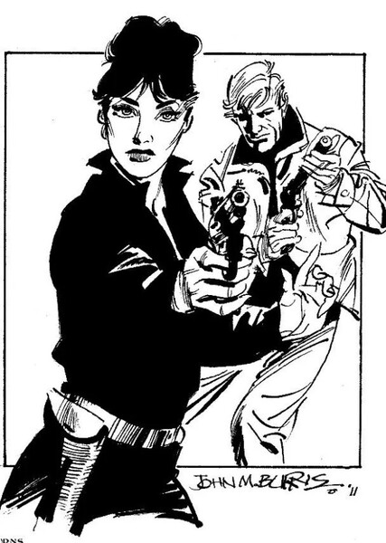 Modesty Blaise and Willie Garvin photo