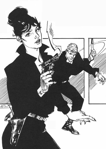 Modesty Blaise and Willie Garvin