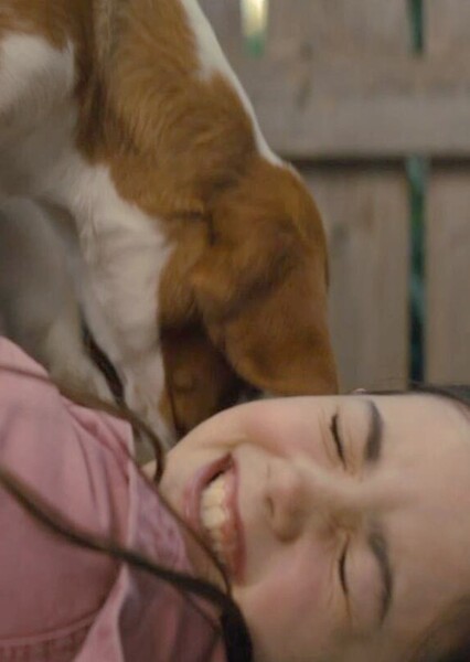 Molly licking Young C.J.