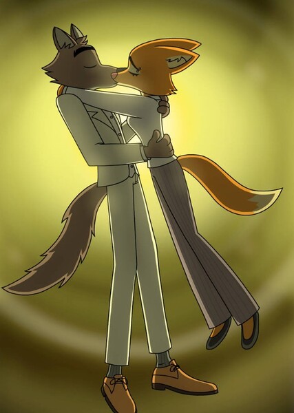 Mr. Wolf and Diane Foxington