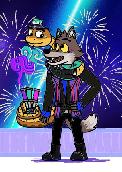 Mr. Wolf and Mr. Snake photo