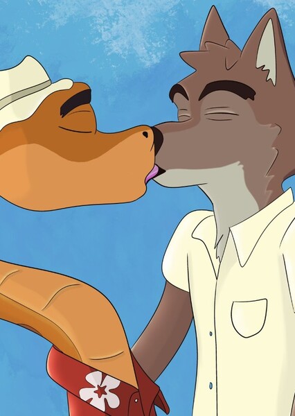 Mr. Wolf and Mr. Snake photo