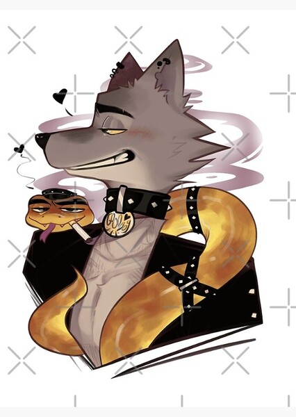 Mr. Wolf and Mr. Snake photo