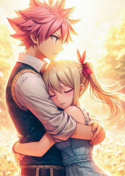 Natsu and Lucy photo