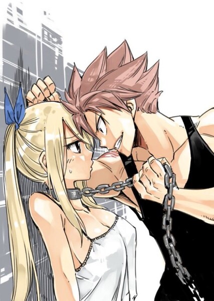 Natsu and Lucy photo