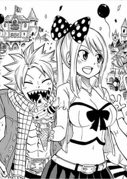 Natsu and Lucy photo