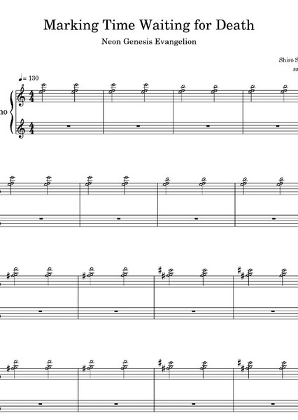 Neon Genesis Evangelion OST. Marking Time, Waiting for Death