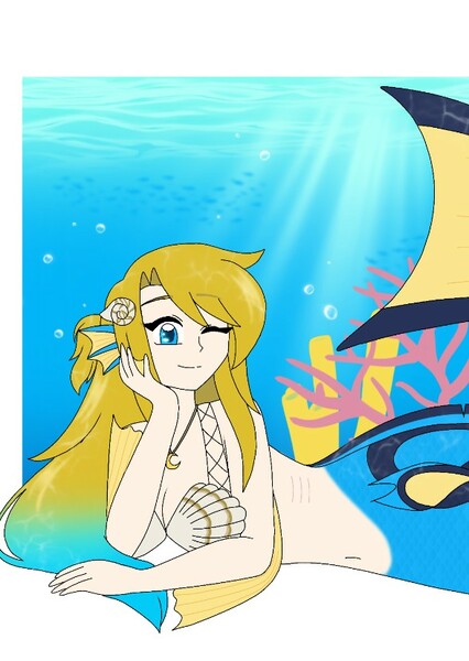 Nerin the Blue Tang Mermaid