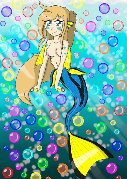 Nerin the Blue Tang Mermaid photo