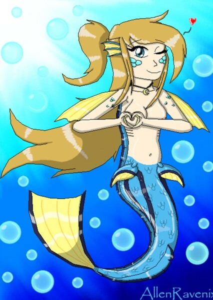 Nerin the Blue Tang Mermaid photo