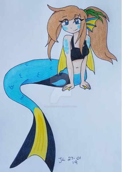 Nerin the Blue Tang Mermaid