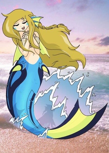 Nerin the Blue Tang Mermaid
