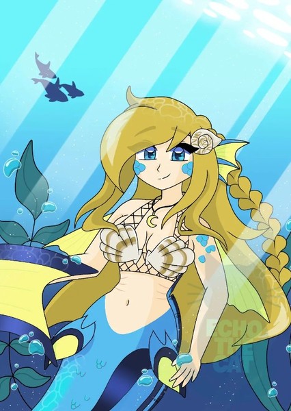 Nerin the Blue Tang Mermaid photo