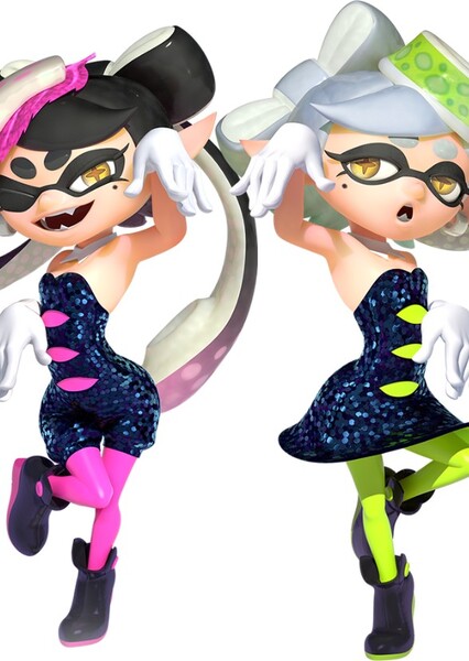NUMBER TWO CONTENDERS SQUID SISTERS