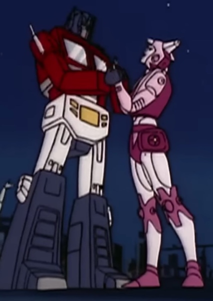 Optimus Prime and Elita-1 photo