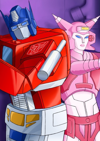 Optimus Prime and Elita-1 photo