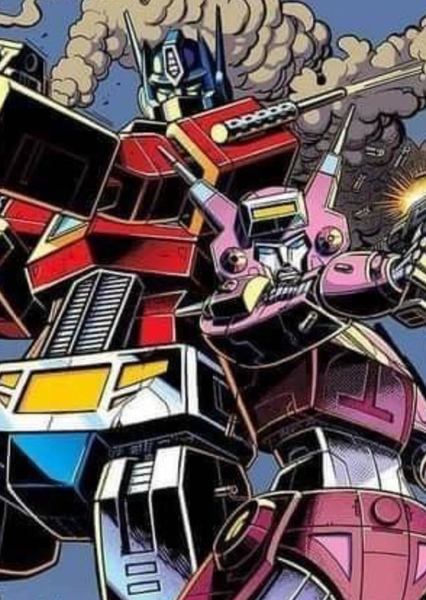 Optimus Prime and Elita-1 photo