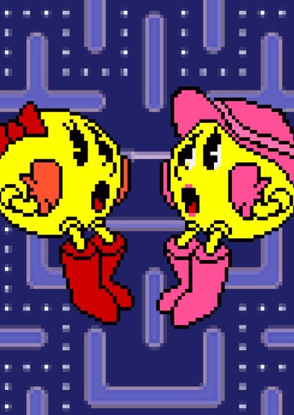 Pac-Man and Mrs. Pac-Man photo