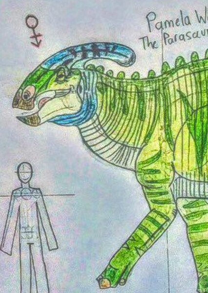 Pamela the Parasaurolophus photo