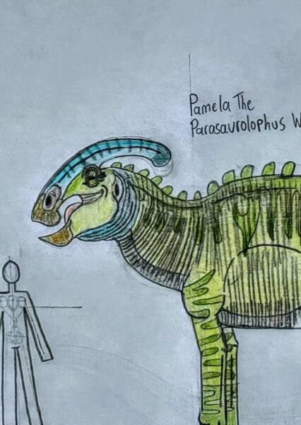 Pamela the Parasaurolophus