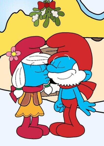 Papa Smurf and Smurfwillow photo