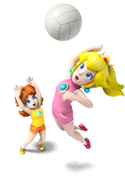 Peach and Daisy photo