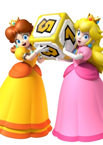 Peach and Daisy photo