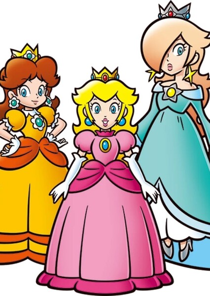 Peach, Daisy, and Rosalina photo