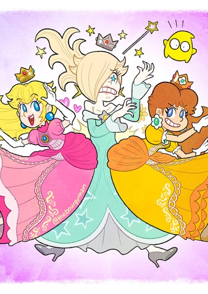 Peach, Daisy, and Rosalina photo
