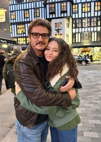 Pedro Pascal and Nico Parker