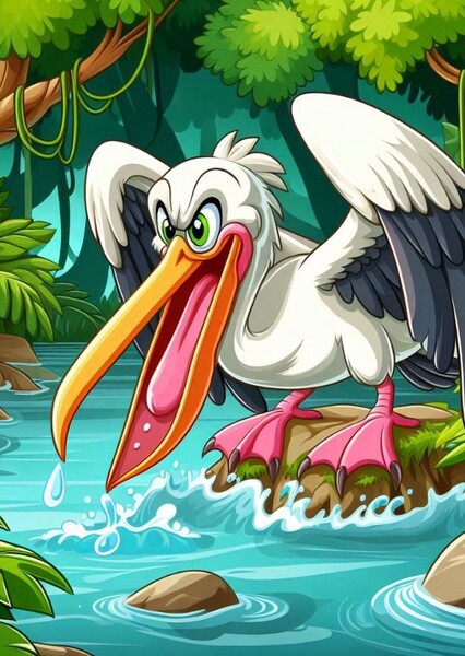 Pink-Backed Pelican