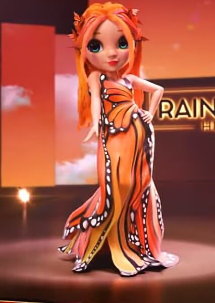 Orange dress