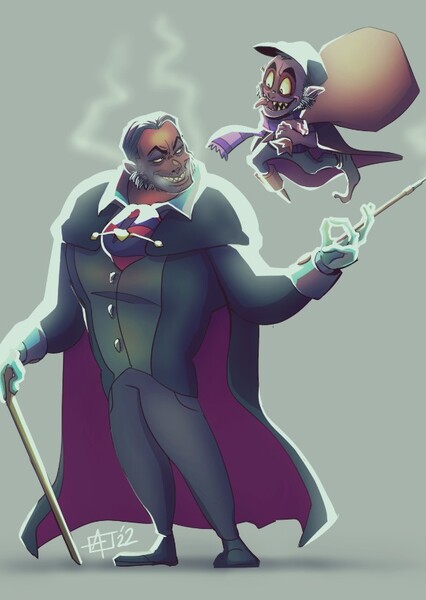 Professor Ratigan and Fidget photo