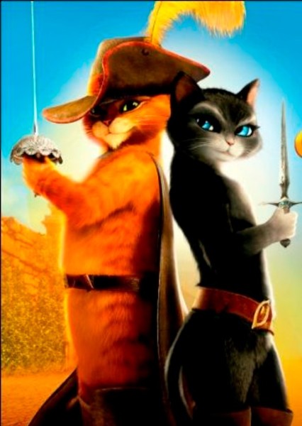 Puss in Boots and Kitty photo