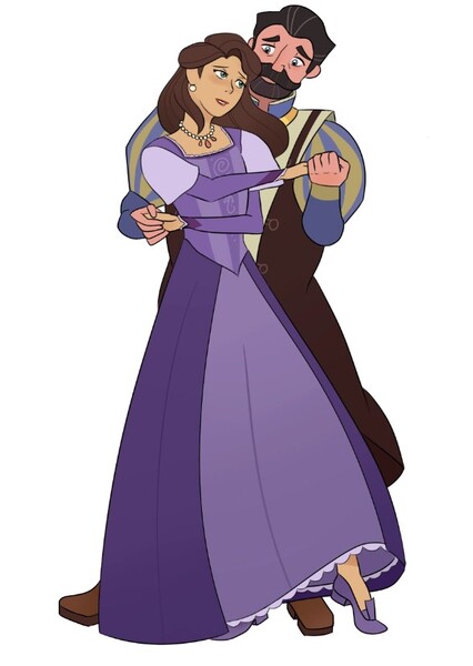 Queen Arianna and King Frederic photo