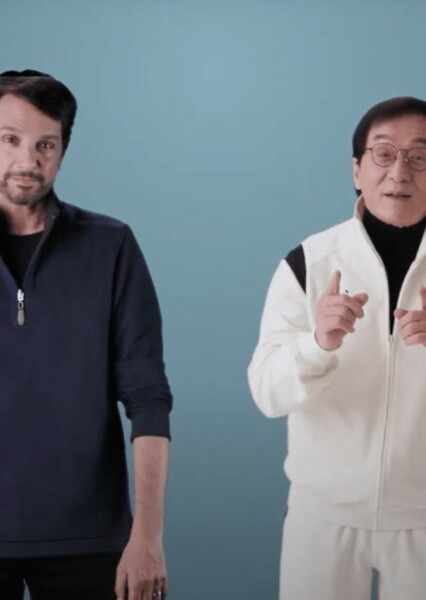 Ralph Macchio and Jackie Chan photo