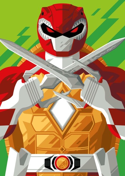 Raphael The Red Turtle Ranger Dimension X Red Ranger