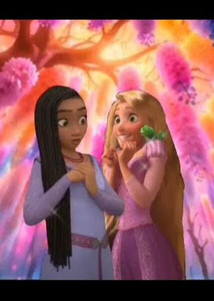 Rapunzel and Asha photo