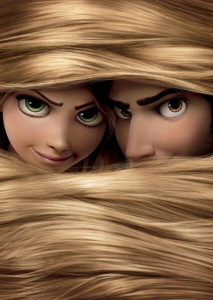 Rapunzel and Flynn Rider photo
