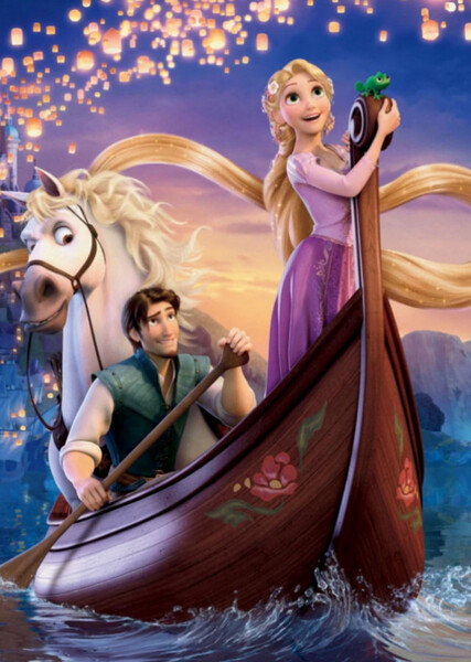 Rapunzel and Flynn Rider photo