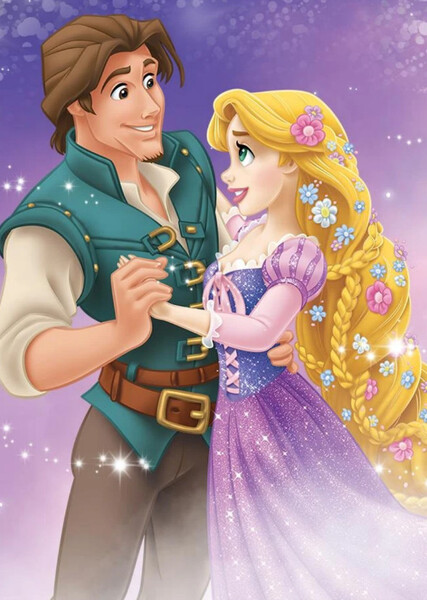 Rapunzel and Flynn Rider