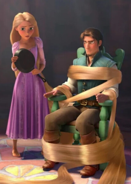 Rapunzel and Flynn Rider photo