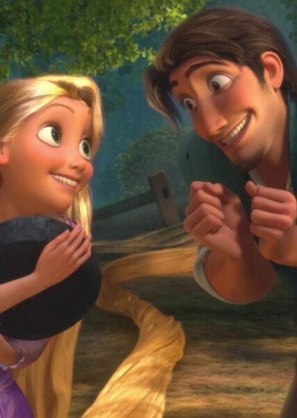 Rapunzel and Flynn Rider